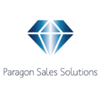 Logo for Paragon Sales SOlutions depicting a blue diamond