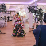 Beautiful floral entertainment from Enter Edem at Bamboozle's 2023 Gala event