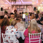 A room full of guests attending Bamboozle's Gala diner 2023 at Winstanley House
